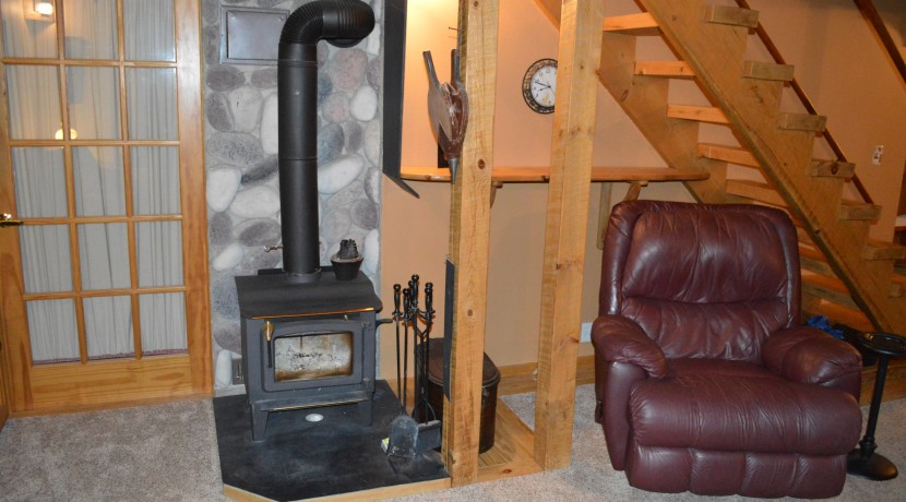 Living room wood burning stove